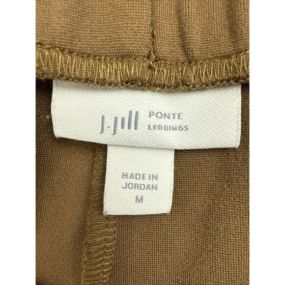 J.Jill Ponte Leggings Pants Affinity Stretch in Espresso Brown‎ Sz Med - Picture 9 of 11